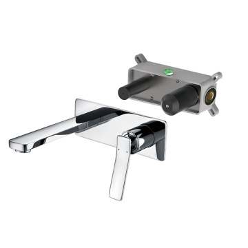 bathroom faucets wall mount Single Lever Solid Brass Bathroom Faucets Wall Mount Manufactory