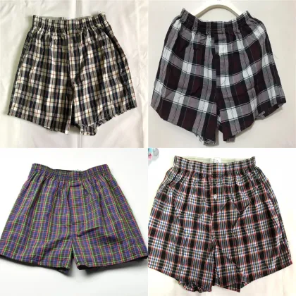 Wholesale Custom Printed Black Briefs Waist Made in Portugal Playboy Boxer Shorts for Men