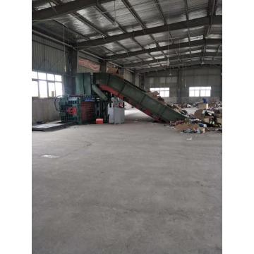 Horizontal Carton Used Clothing Cardboard Plastic Baler