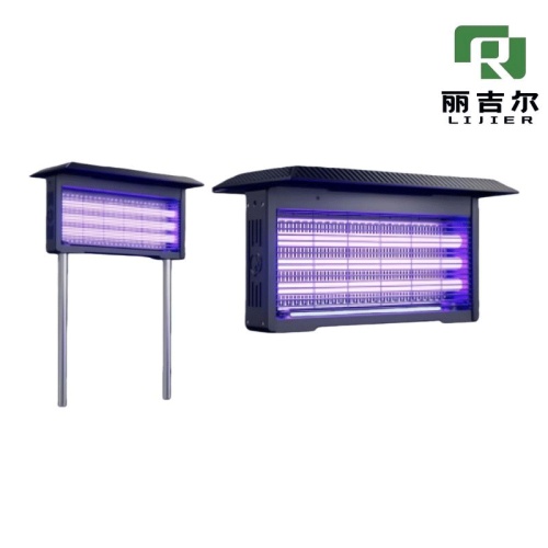 Solar Powered Insect Killer Lamp for Outdoor Use