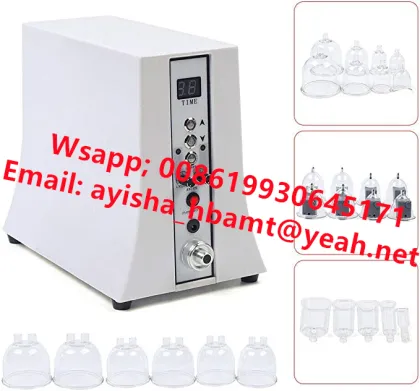 Vacuum Therapy Cupping Scraping Machine Body Enhancement Multifunctional Body Massager Cupping Machine Suction Pump