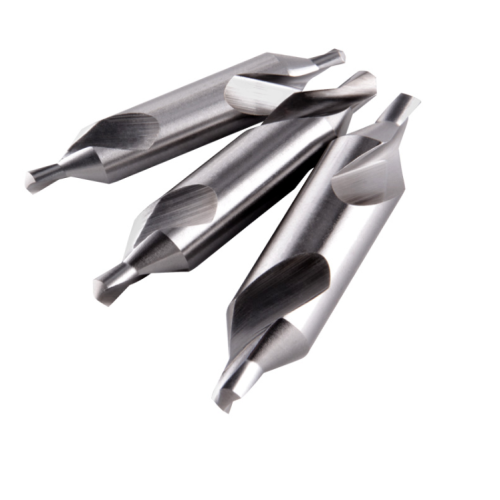 White Finished Metal Drilling HSS Center Drill Bits