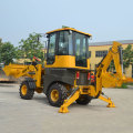 loader dan backhoe 4wd dengan rig pengeboran auger