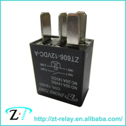 0ZT606 12v 24v 4pin 5pin auto relay schrack relay