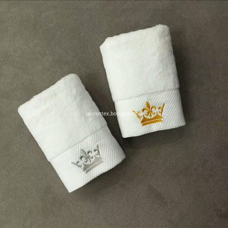 Crown series Cotton embroidered towel 7