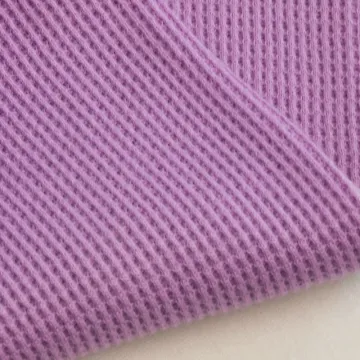 knitted fabric cotton spandex waffle