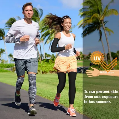 Summer Fishing Sunscreen Ice Sleeves - Camouflage Ice Silk Arm Covers for Men and Women