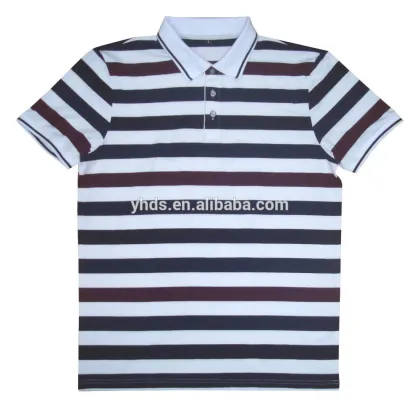 High quality strip polo t shirt,new design polo shirt,polo man,polo women from China