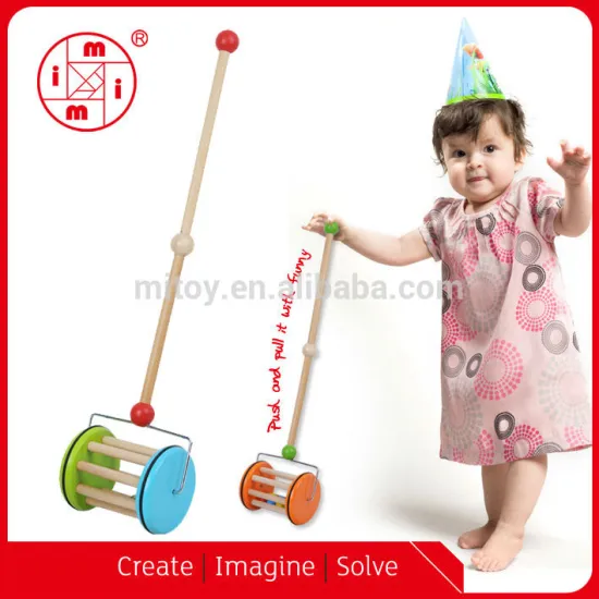 wooden hot sale cheap toy pulling toys for children
