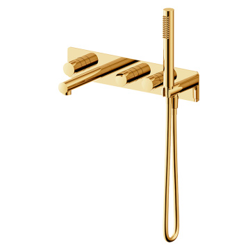 Wall Mount Bathtub Faucet With Hand Shower