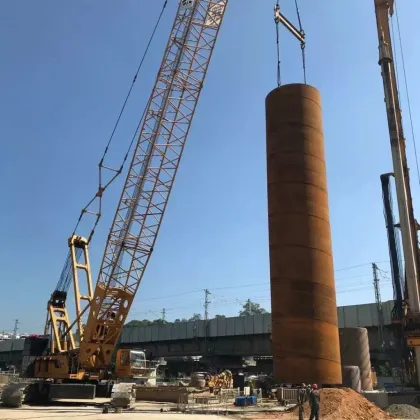 Tubular Pile SSAW S355jr Large-Diameter Spiral Steel Pipe Pile