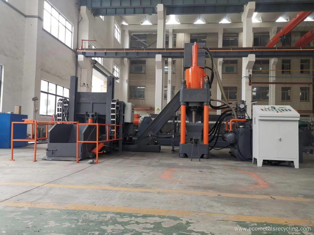 Hydraulic Waste Iron Recycling Briquetting Press Machine