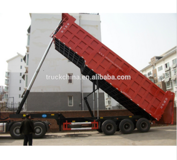CIMC 3 axles 100tons dump truck trailers for trailer