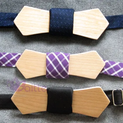 men bow tie wood bow tie