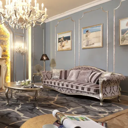 Luxury sofa italian blair leather sofa classic sofa