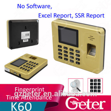 2.8 Color TFT LCD 65000 real color fingerprint time clock