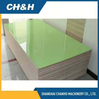 Plywood PUR laminating machine