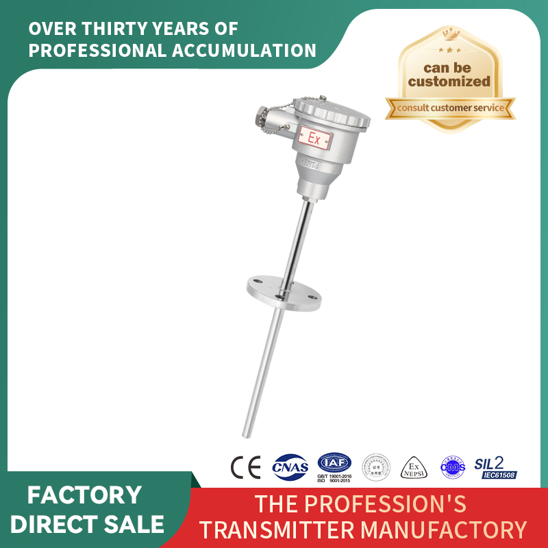 Senzor de temperatură cu termistor/termocuplu rezistent la explozie