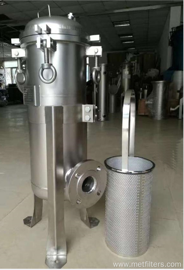 Housing Large Diameter ISO Stainless Steel Basket Filter