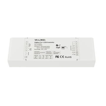 SkyDance V5-L（WZ）LEDコントローラー-12-48VDC 5CH Zigbee＆RFを使用してTuyaアプリコントロール