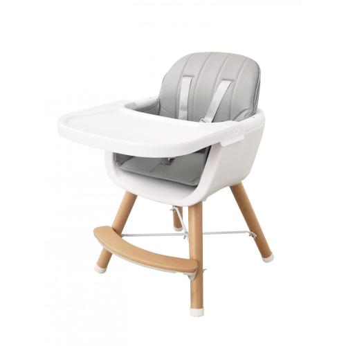 Baby High Chair With Adjustable Tray And Legs