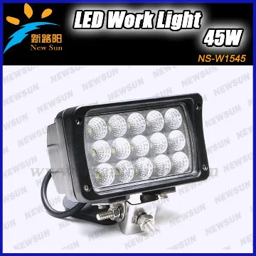 45w LED Work Light Working Lamp Car Boat SUV Truck ATV Driving light