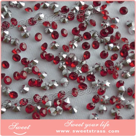 Pointed back glass chaton stone