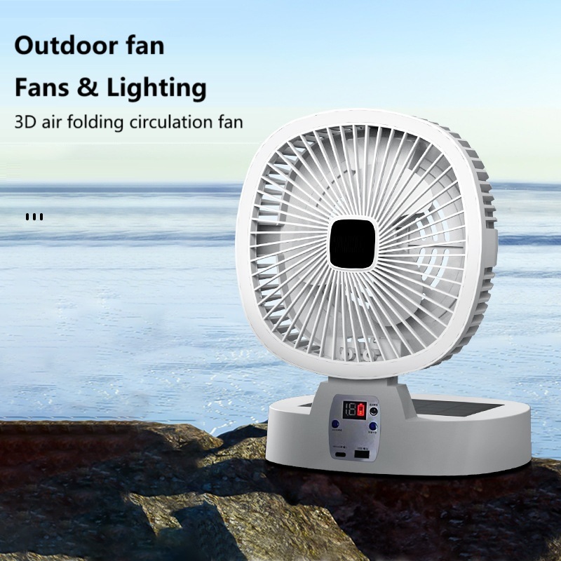 solar outdoor fan