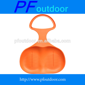 Colorful child plastic snow sled