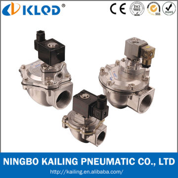 KLQD brand 2/2 way solenoid control alloy material pulse jet diaphragm valve