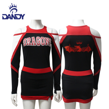 Custom cheer dance team clothes all star cheerleading uniforms