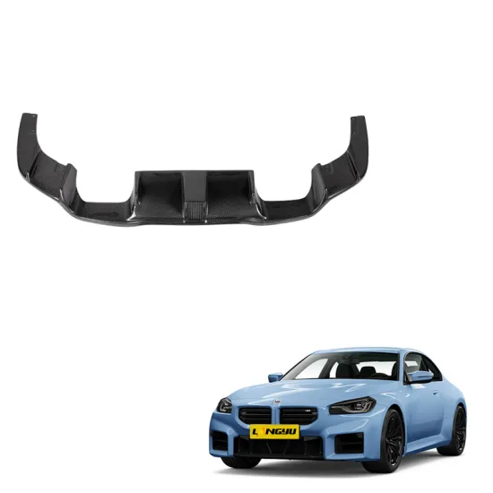 Carbon Fiber Rear Bumper Lip and Splitter for BMW M2 F87