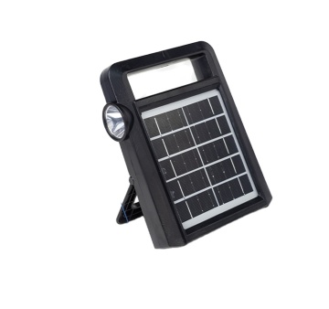 Portable Solar Panel Lighting Kit with 2000mAh Battery for Home and Lawn Lighting