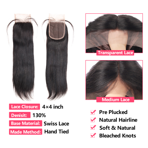 Straight Bundles Human Hair Brazilian Weaving Natural Black 3 4 Bundles Deal Virgin Hair 30 Inch Raw Hair Extensions