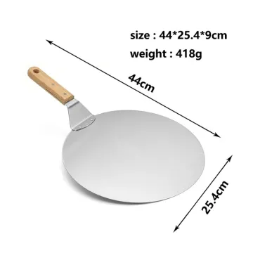 OEM Accepted 10 Inch Round Pizza Peel Shovel Cake Shovel Spatula Stainless Steel Pizza Tool