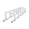 Soporte ajustable para almacenamiento en el suelo para 6 bicicletas