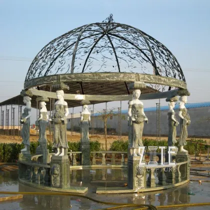 Popular Designs western stone gazebo
