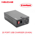 20-poorts Side Space Saving Fast Charger