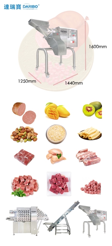 Frozen Ham and Cheese Dicer for Sale - Jackfruit and Cube Cutting Machinery