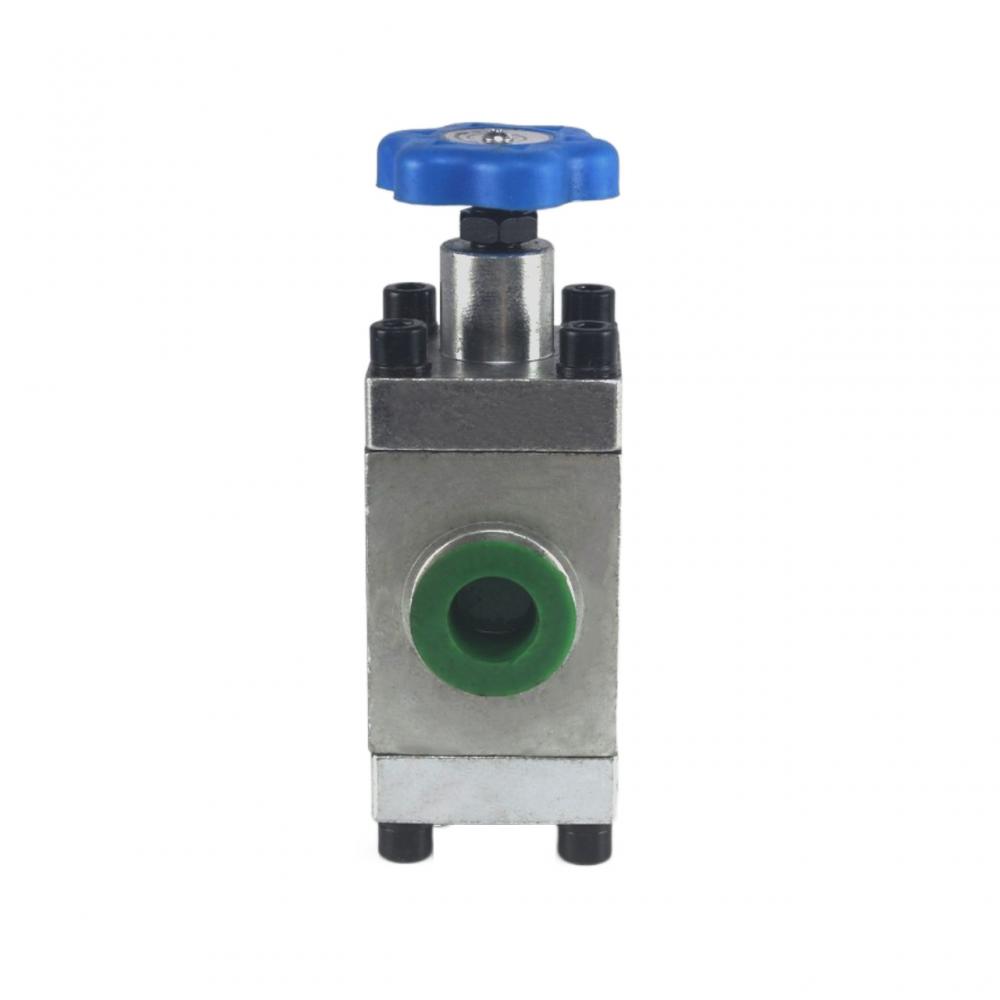 Colliery machine hydraulic bidirectional throttle valve