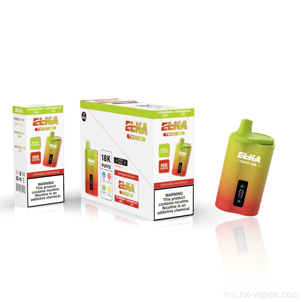 Luckee Elka Twist 18000 Puff Vape Pucuk