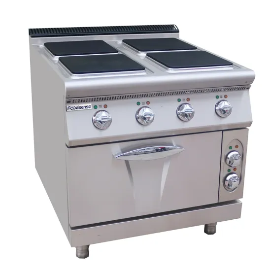 High-Quality Kitchen Equipment Free Standing Electric Cooker with Cabinet
