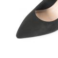 Women Kitten Heel Shoes Lady High-heeled Black Pumps Supplier