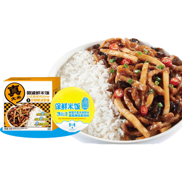 Микроволновый свежий на пару рис