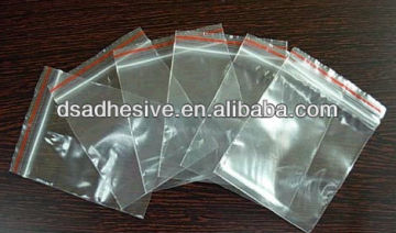 Foodsafety100% virgin material clear pvc bag with zipper