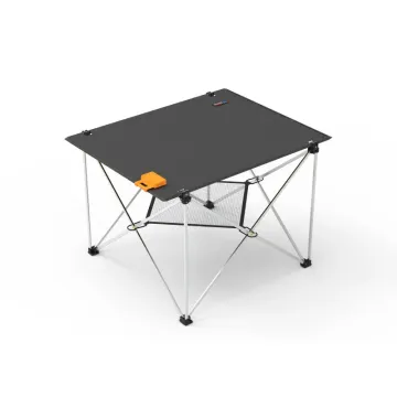 Solar Energy Products Folding Table Solar Power Charging Aluminum and Waterproof Nylon Fabric Table