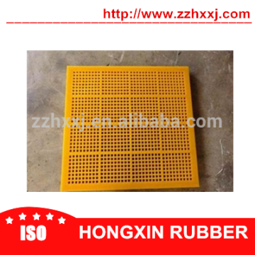 Tensioned polyurethane screen