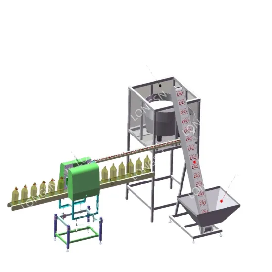 Fully Automatic Plastic Bottled Handle Inserts Machine: Ring Lifting and Cap Insertion
