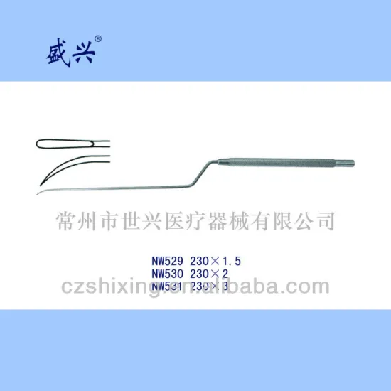 Bayonet-shaped upwards curved Micro Dissector