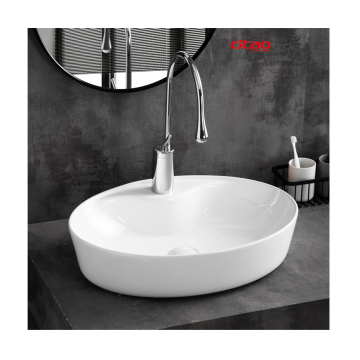 Wholesale Ceramic Hand Wash Basin Oval Porcelain Bathroom Sink